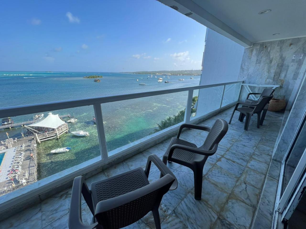 Apartamentos Con Playa Privada Y Vista Al Mar San Andres  Bagian luar foto